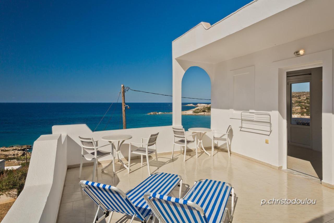 Albatros Studios & Apartments Lefkos  Luaran gambar