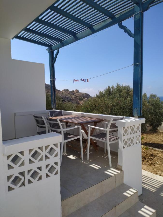 Albatros Studios & Apartments Lefkos  Luaran gambar
